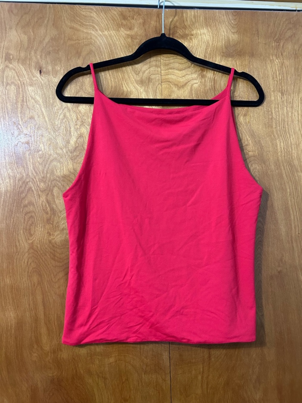Maeve Bright Red Spaghetti Strap Camisole